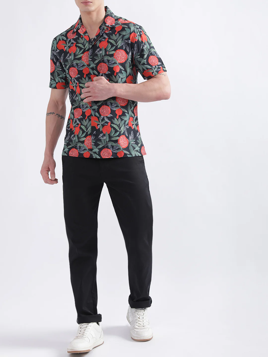 Iconic Multi Floral Print Regular Fit Shirt - Image 4