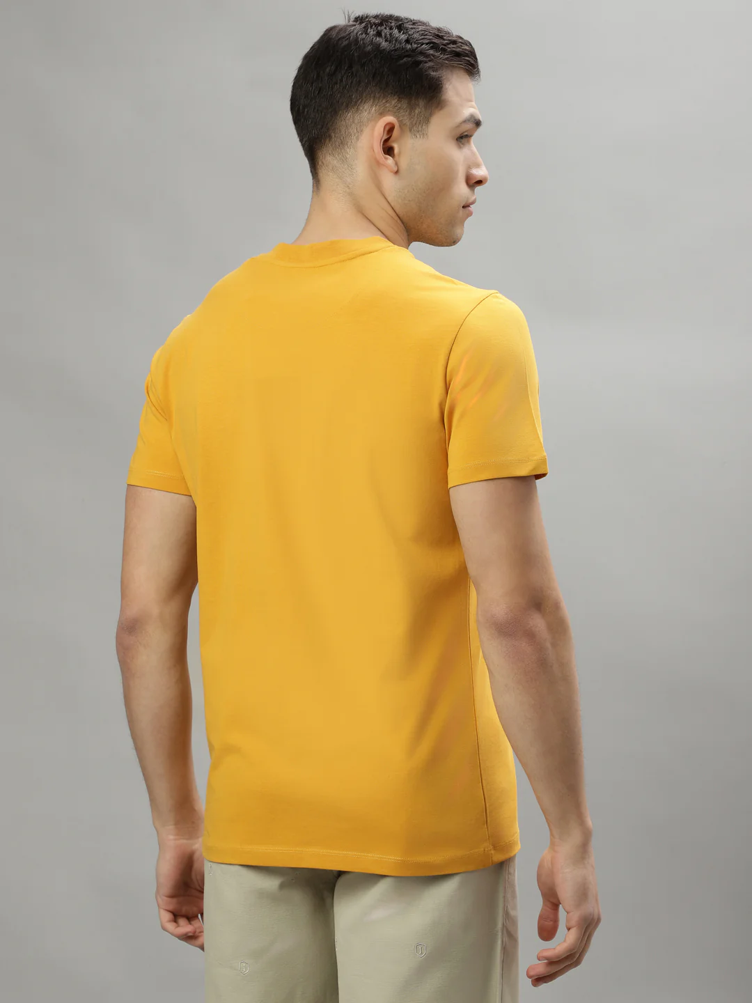 Iconic Mustard Logo Regular Fit Tshirt - Image 4