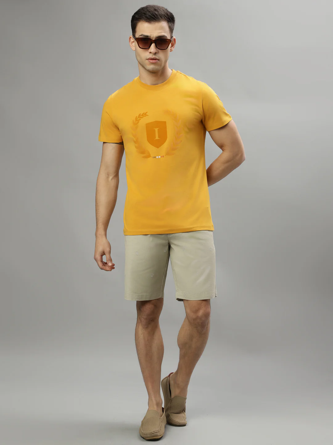 Iconic Mustard Logo Regular Fit Tshirt - Image 5