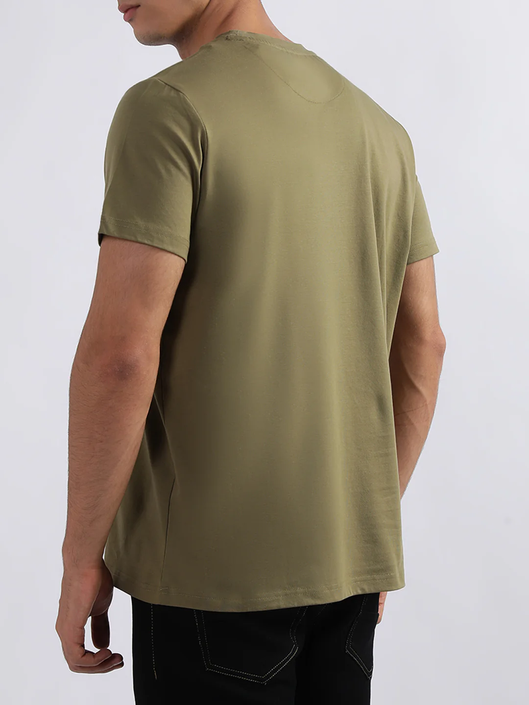 Iconic Olive Logo Regular Fit Tshirt - Image 4