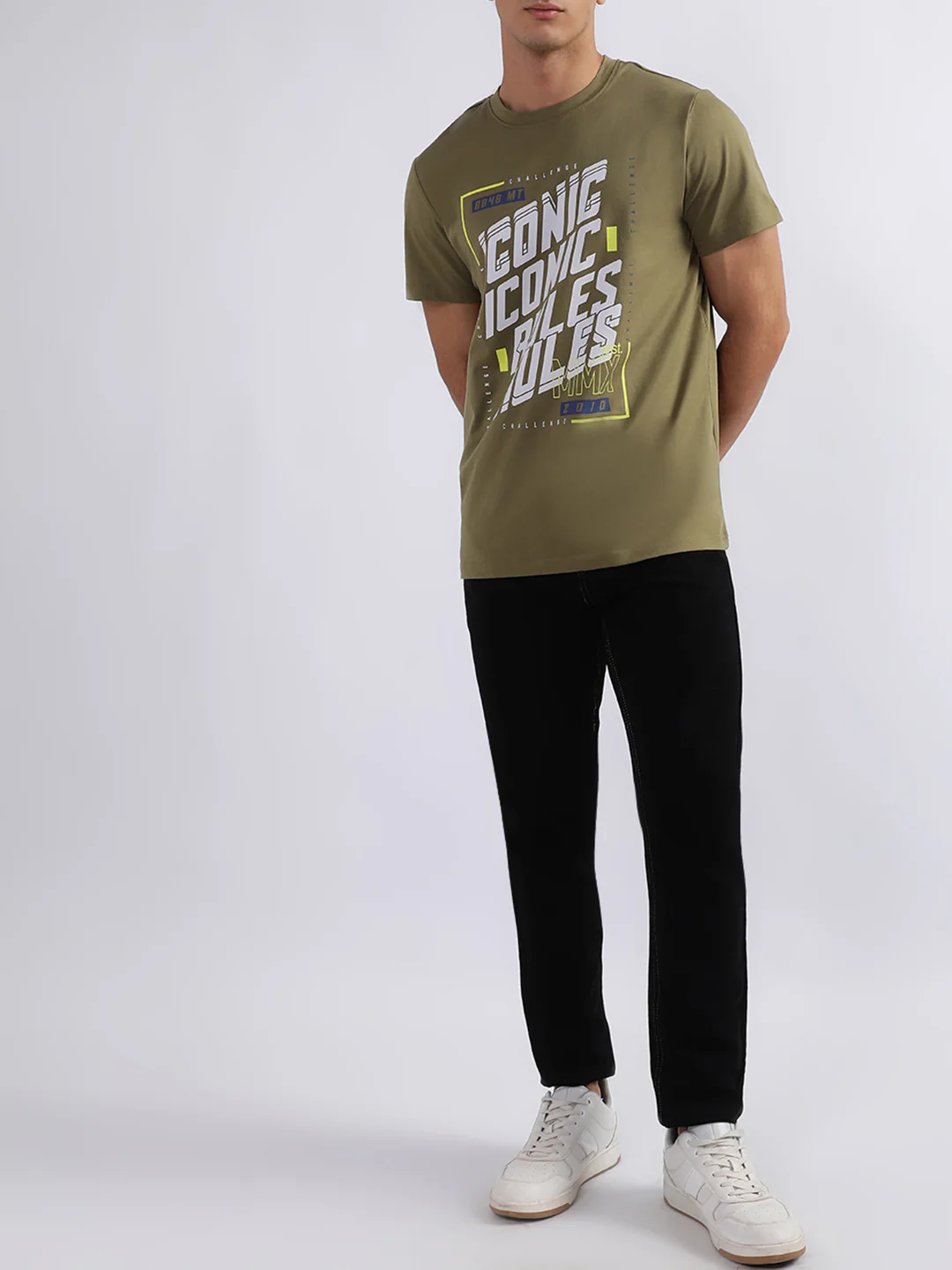 Iconic Olive Logo Regular Fit Tshirt - Image 5
