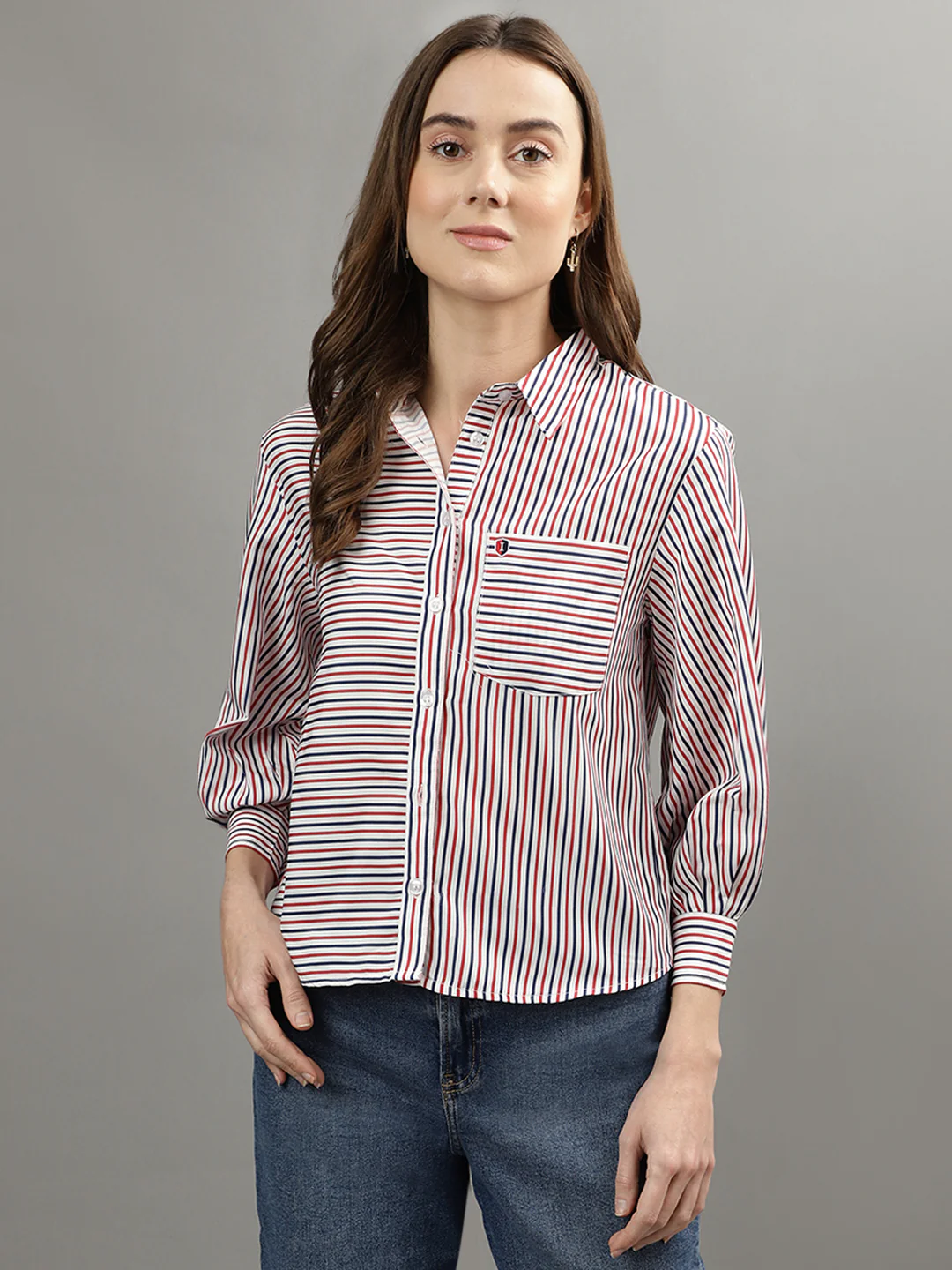 Iconic Multi Striped Regular Fit Shirt - Image 2