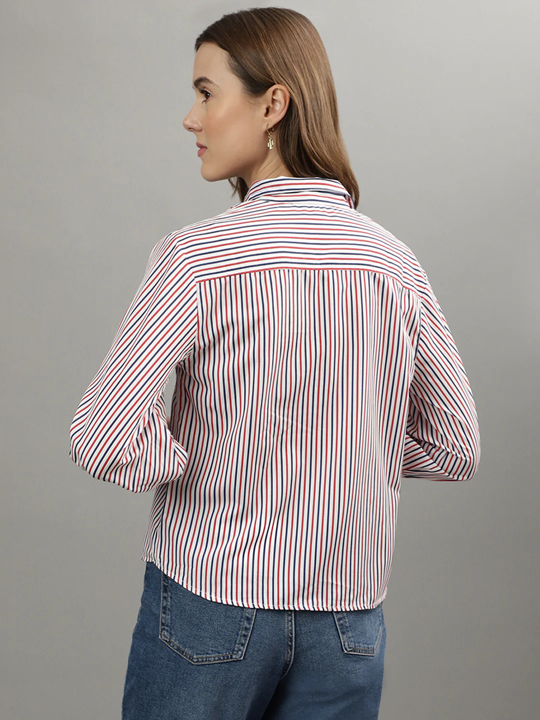 Iconic Multi Striped Regular Fit Shirt - Image 4