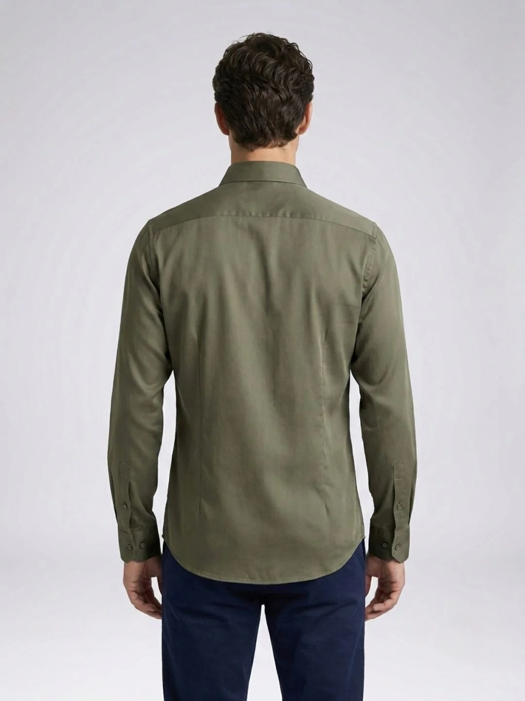 Amit Arora Men Green Embellished Slim Fit Shirt - Image 3