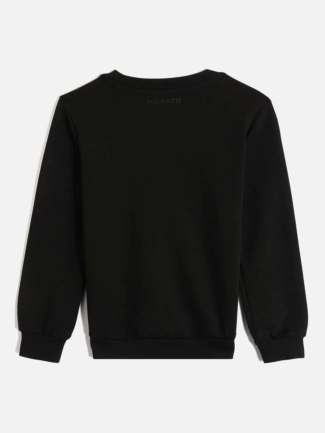 Antony Morato Boys Black Printed Round Neck Full Sleeves Sweatshirt - Image 2