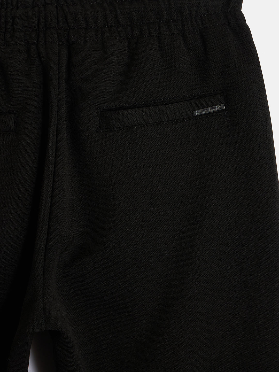 Antony Morato Boys Black Solid Slim Fit Sweatpant - Image 5