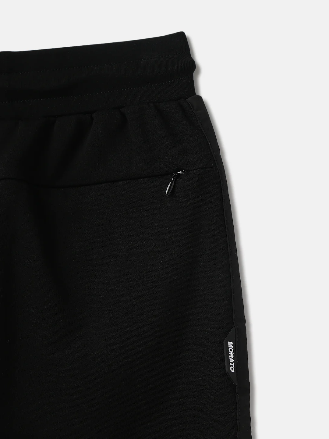 Antony Morato Boys Black Solid Regular Fit Shorts - Image 3