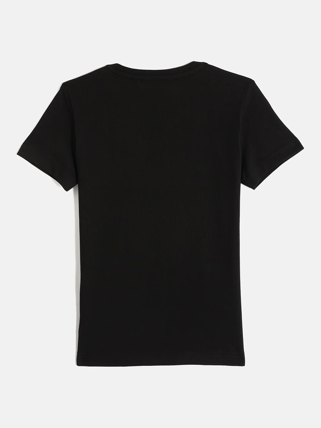 Antony Morato Boys Black Printed Round Neck Short Sleeves Tshirt - Image 2