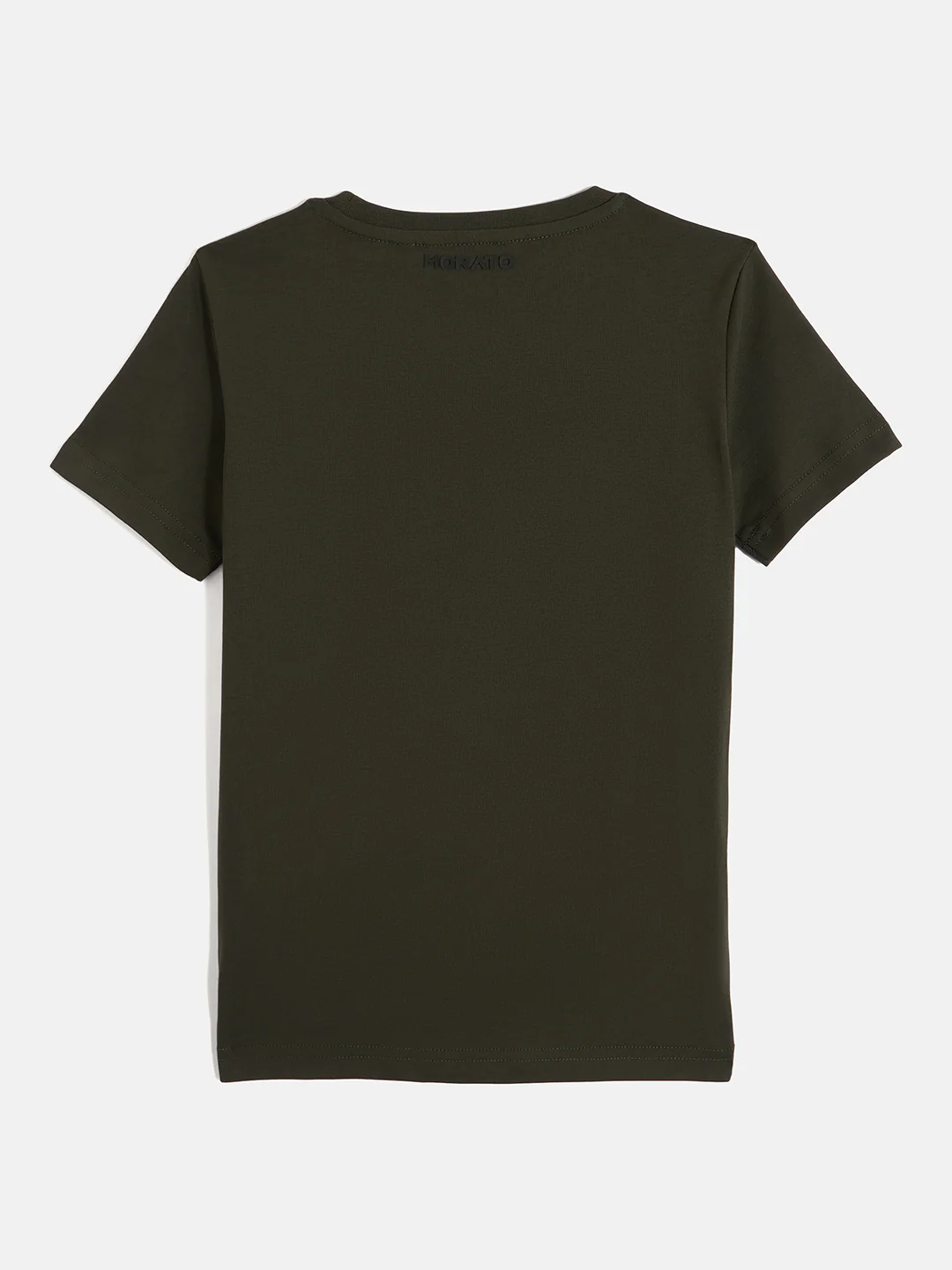 Antony Morato Boys Green Printed Round Neck Short Sleeves Tshirt - Image 2