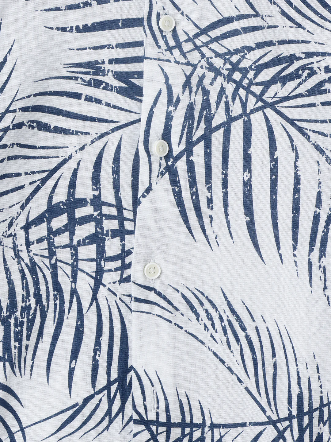 Antony Morato Boys White Printed Band Collar Full Sleeves Shirt - Image 3