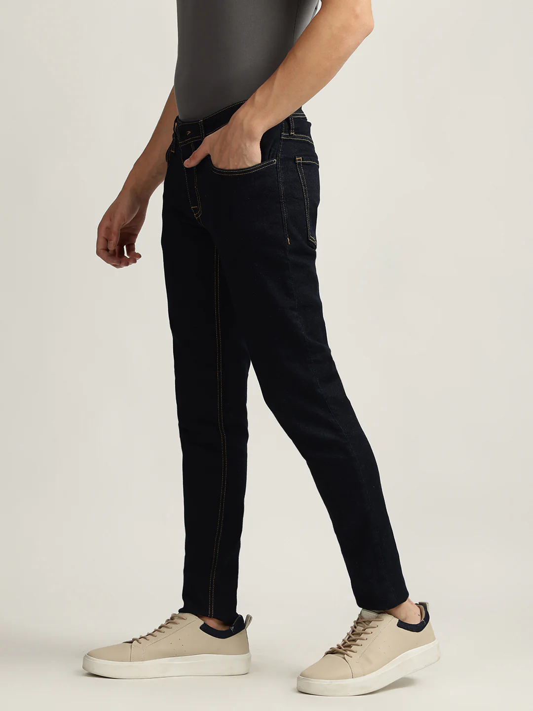 Antony Morato Men Solid Mid-Rise Jeans - Image 4