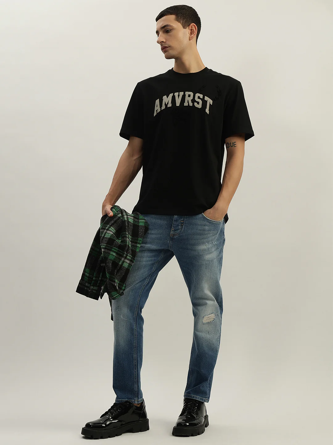 Antony Morato Men Washed Mid-Rise Jeans - Image 7