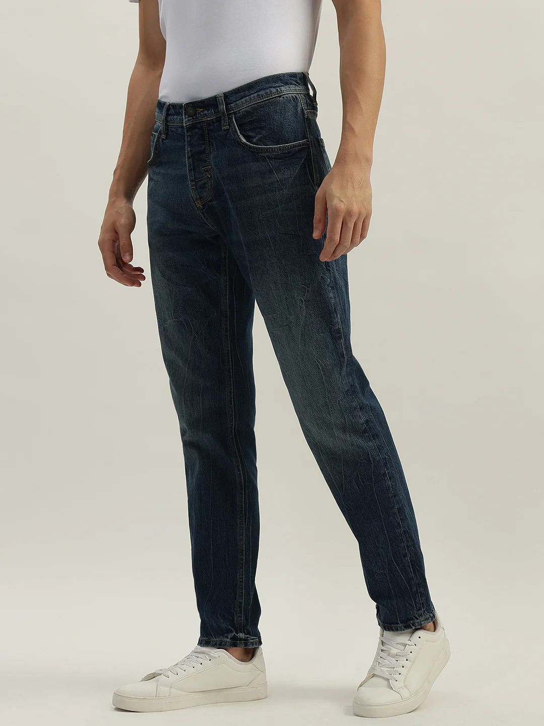 Antony Morato Men Washed Mid-Rise Jeans - Image 4