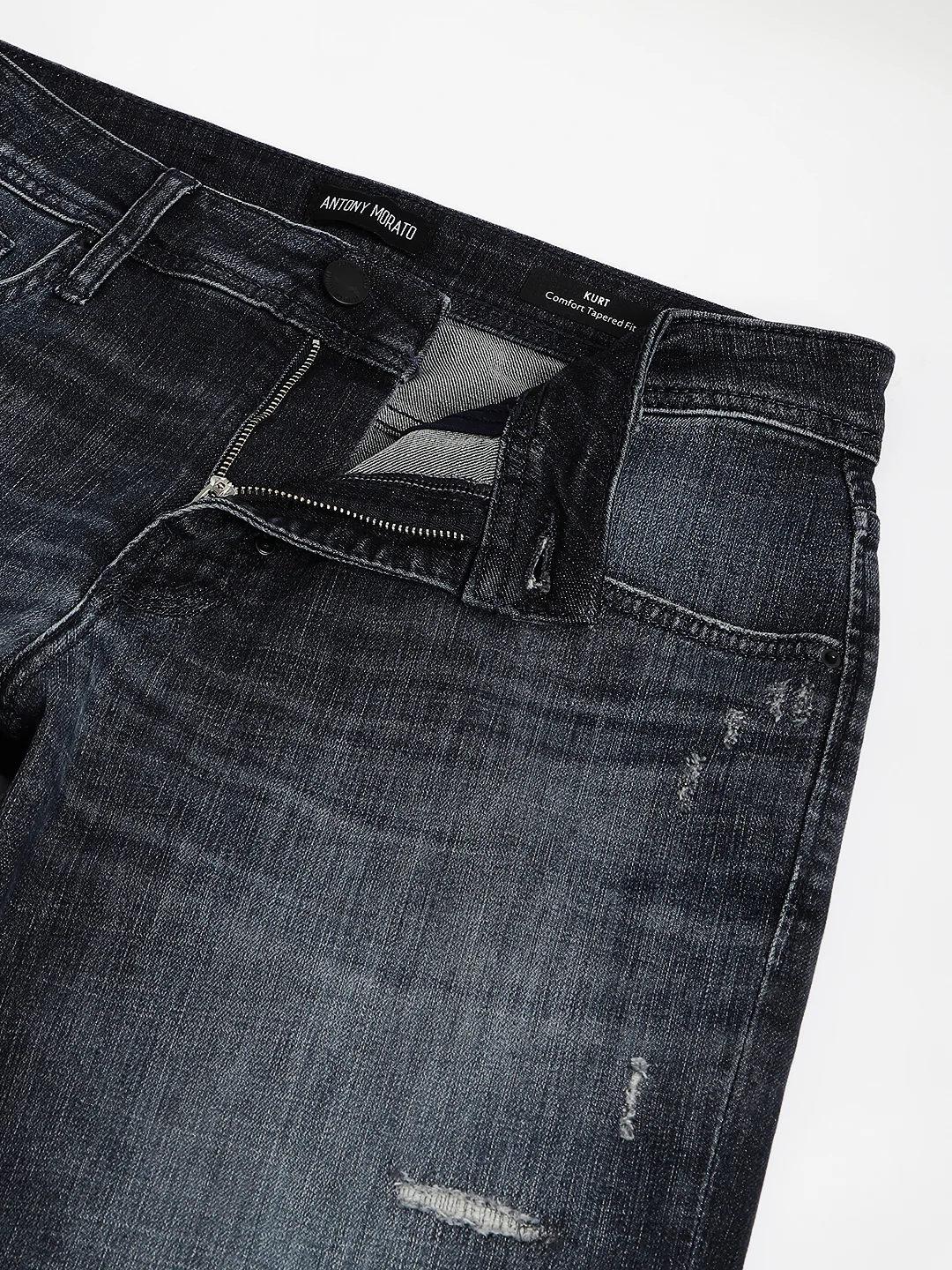Antony Morato Men Washed Mid-Rise Jeans - Image 10