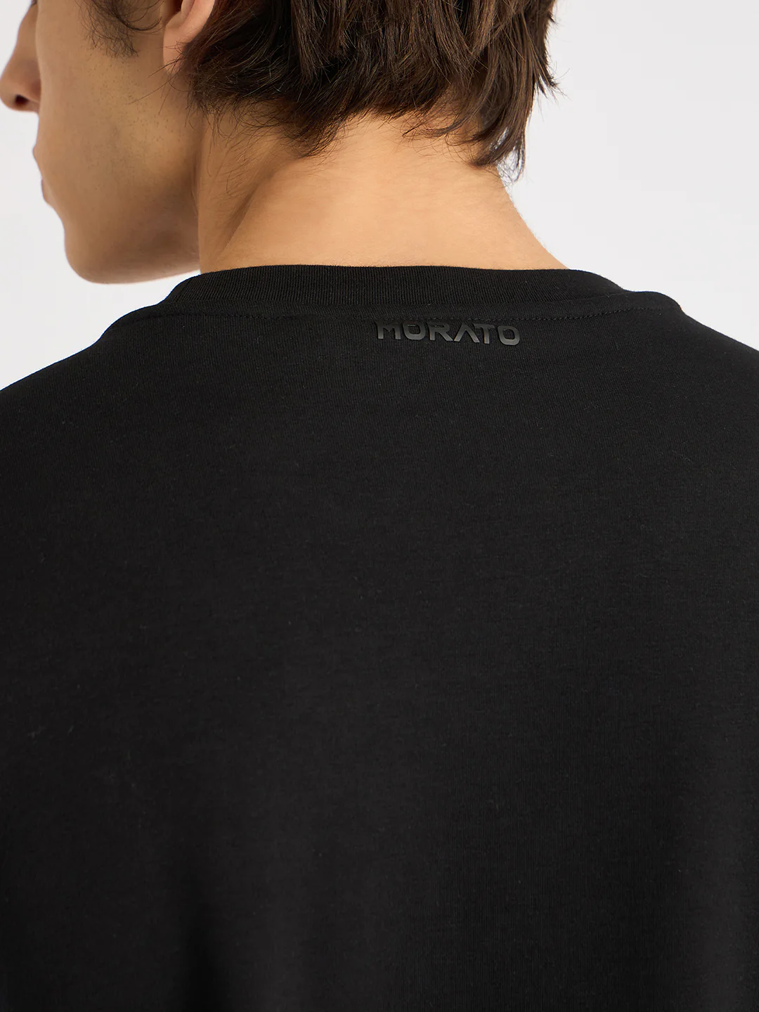 Antony Morato Men Black Printed Round Neck Full Sleeves Sweatshirt - Image 5