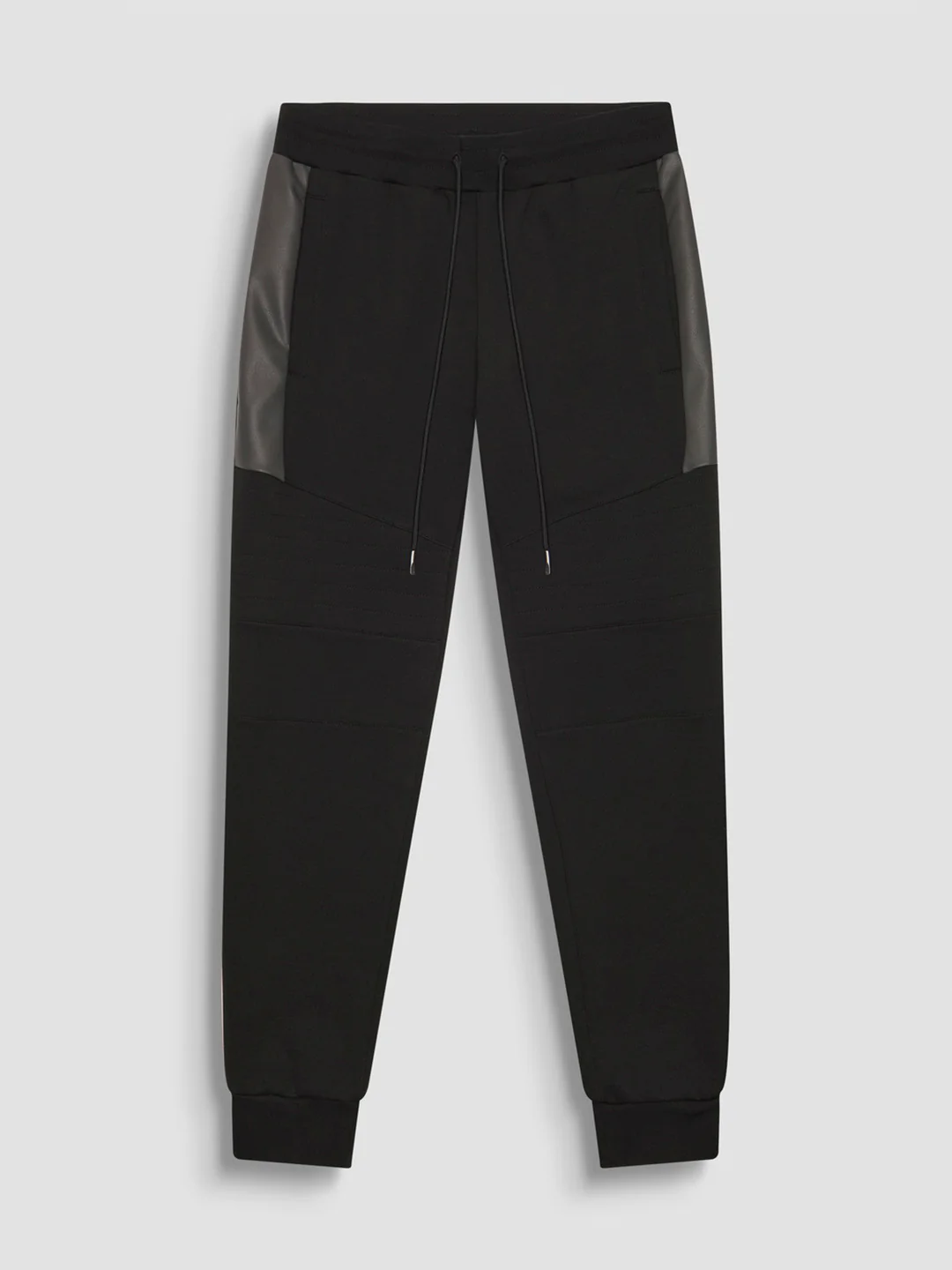 Antony Morato Men Black Solid Slim Fit Mid-Rise Jogger Style Track Pants - Image 4