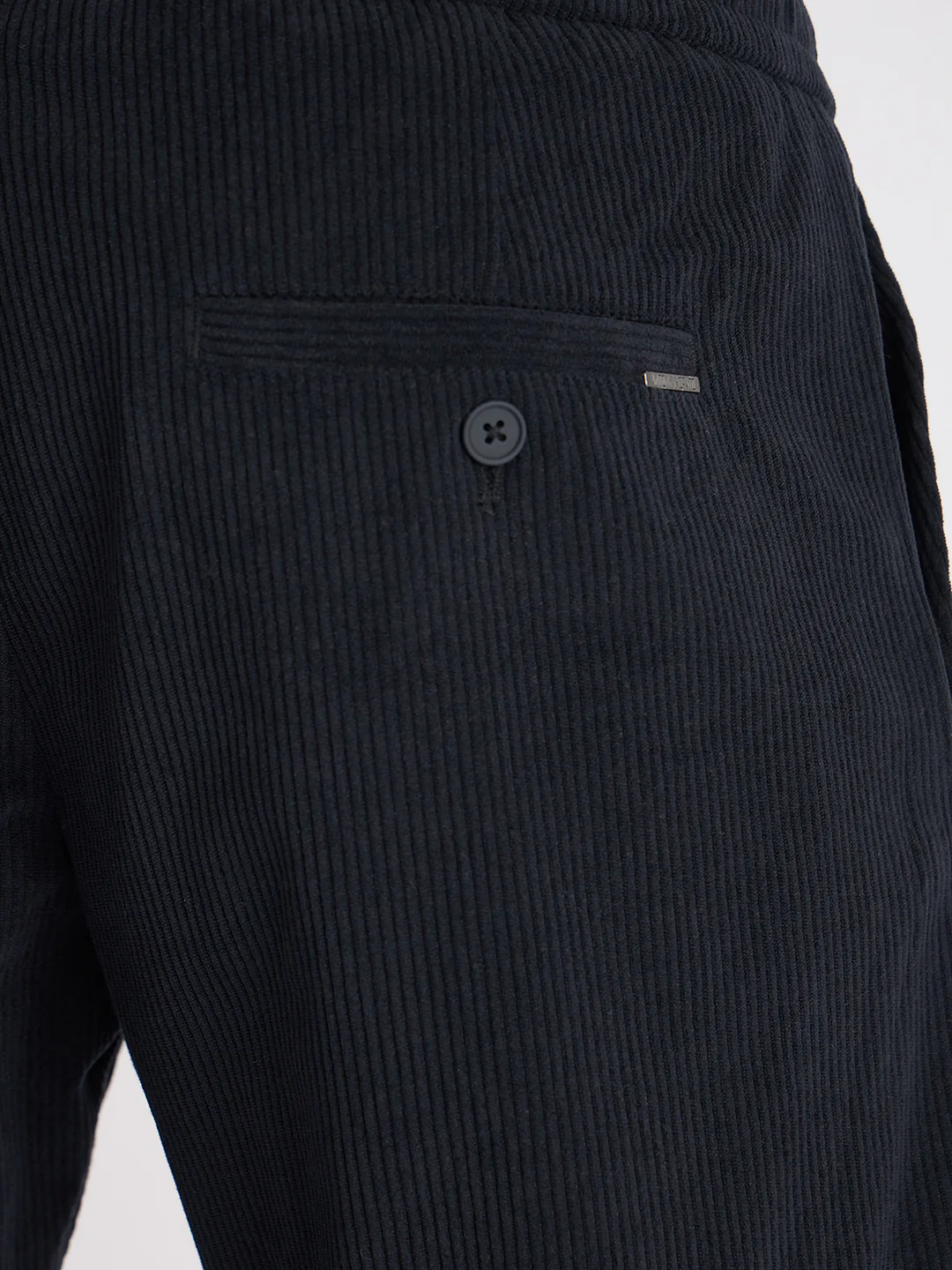 Antony Morato Men Blue Solid Slim Fit Corduroy Trouser - Image 6