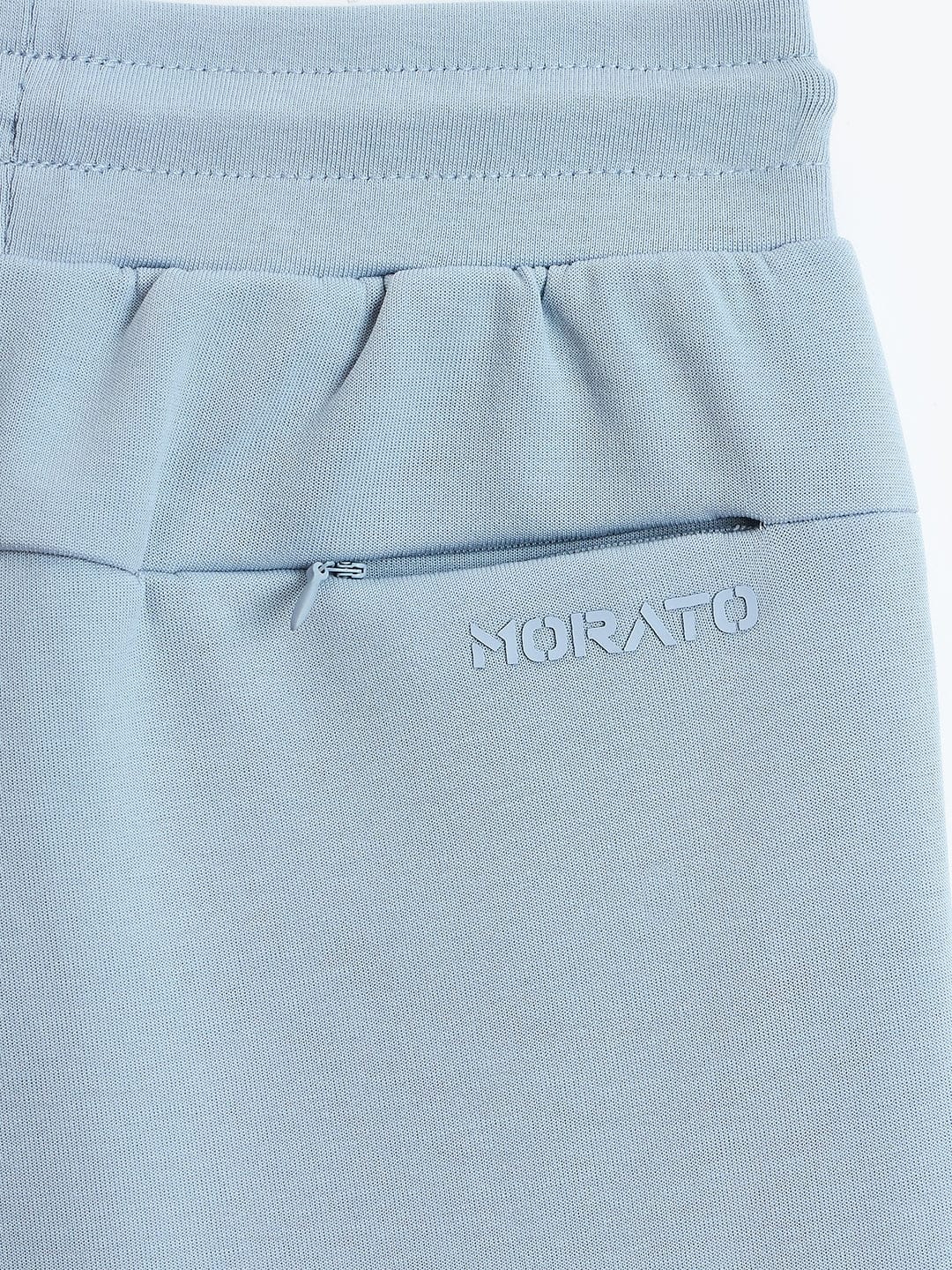 Antony Morato Boys Blue Regular Fit Solid Shorts - Image 4