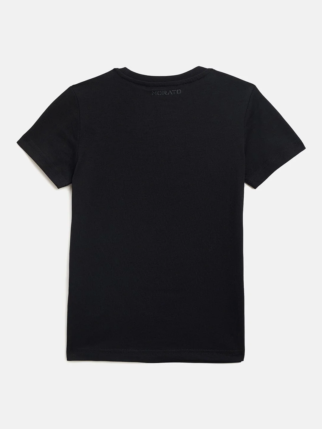 Antony Morato Boys Black Placement Print Crew Neck TShirt - Image 2