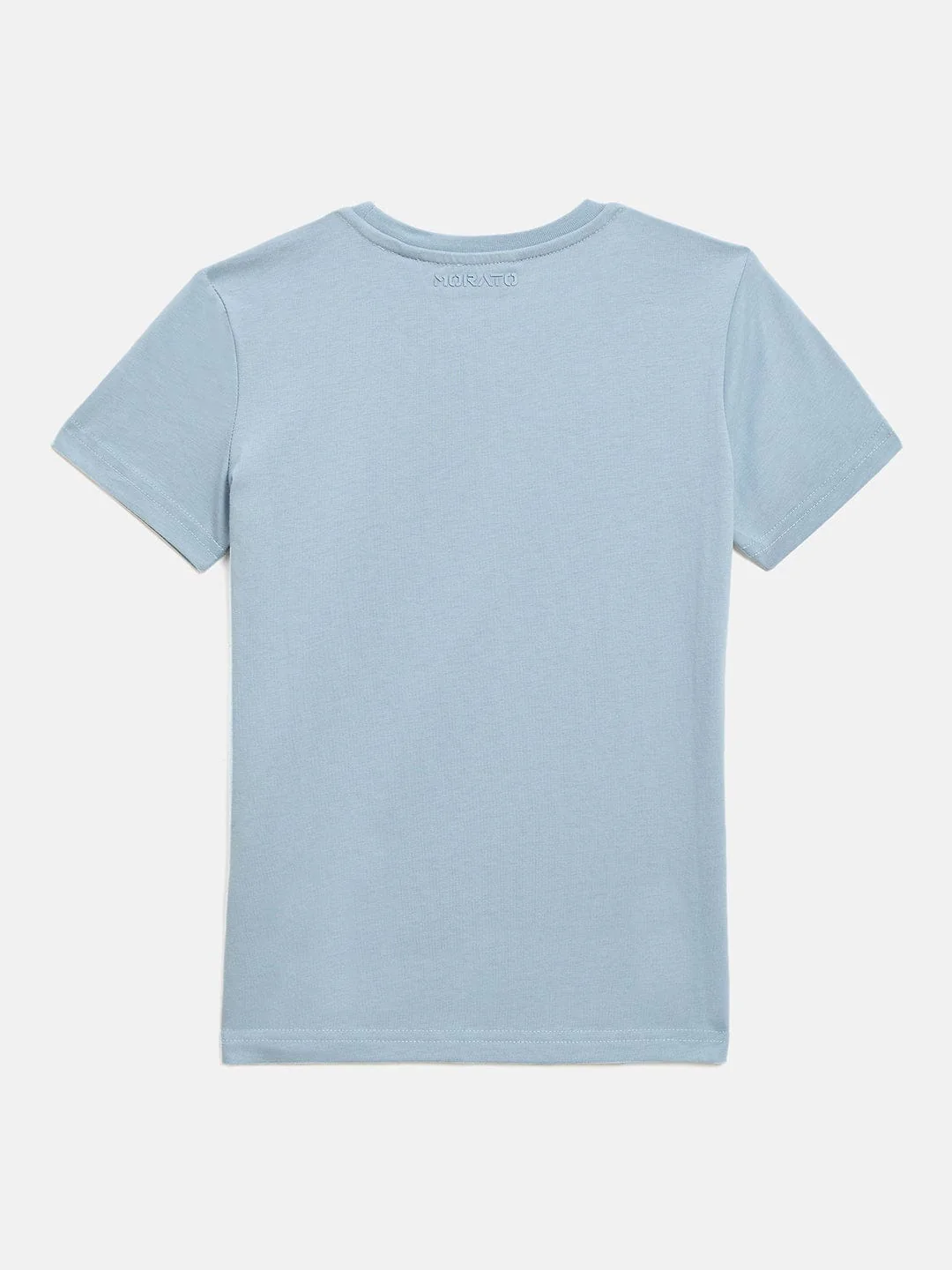 Antony Morato Boys Blue Placement Print Crew Neck TShirt - Image 2