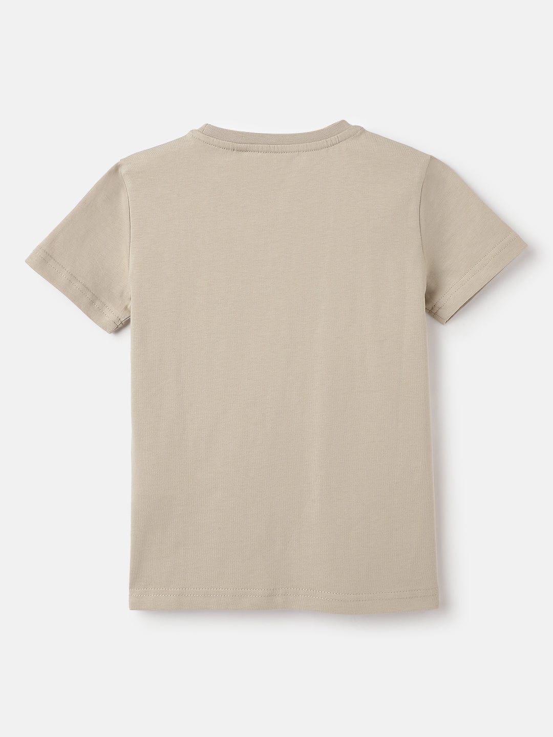 Antony Morato Boys Beige Placement Print Crew Neck TShirt - Image 2