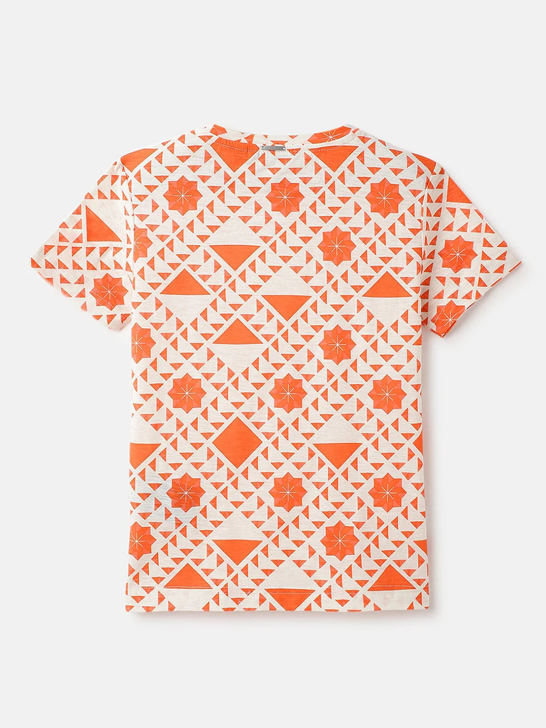 Antony Morato Boys Red Printed Crew Neck TShirt - Image 2