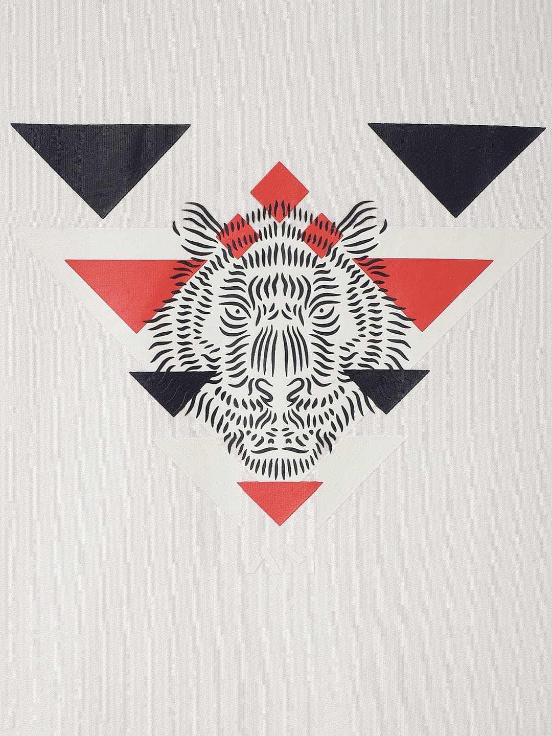 Antony Morato Boys Cream Placement Print Crew Neck TShirt - Image 4