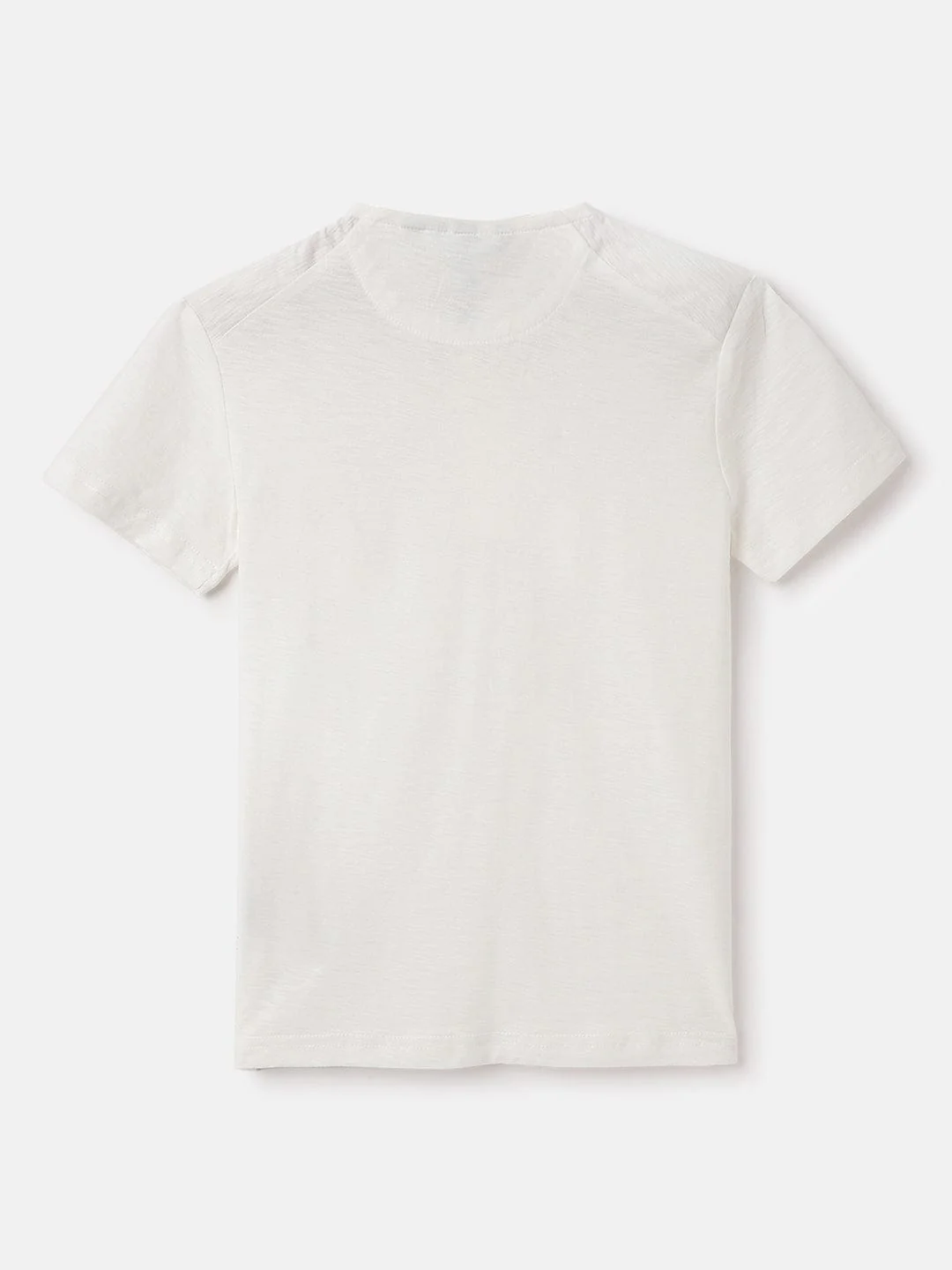 Antony Morato Boys Cream Solid Crew Neck TShirt - Image 2