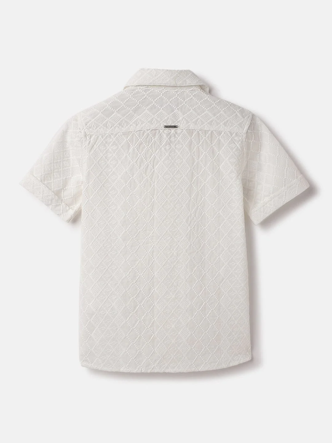 Antony Morato Boys Cream Solid Collar Shirt - Image 2