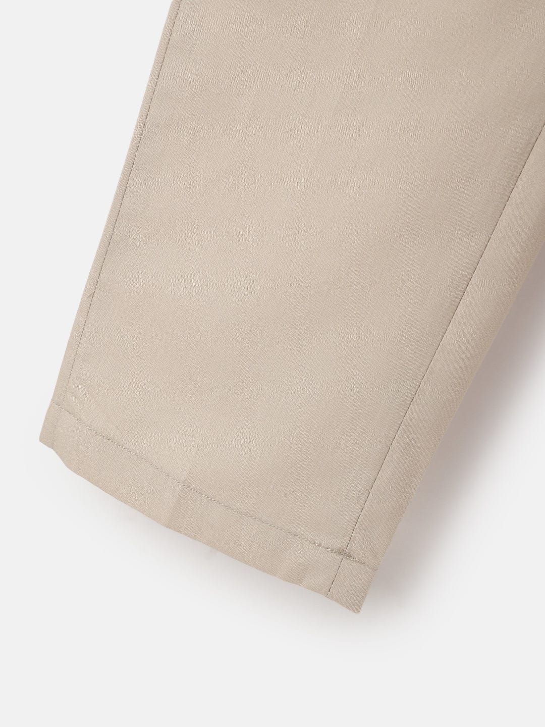 Antony Morato Boys Beige Carrot Fit Solid Trouser - Image 5