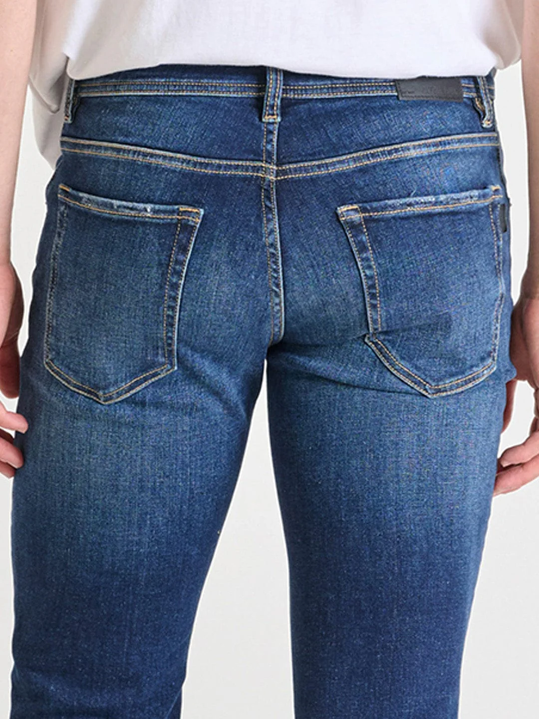 Antony Morato Men Blue Super Skinny Fit Washed Jeans - Image 4