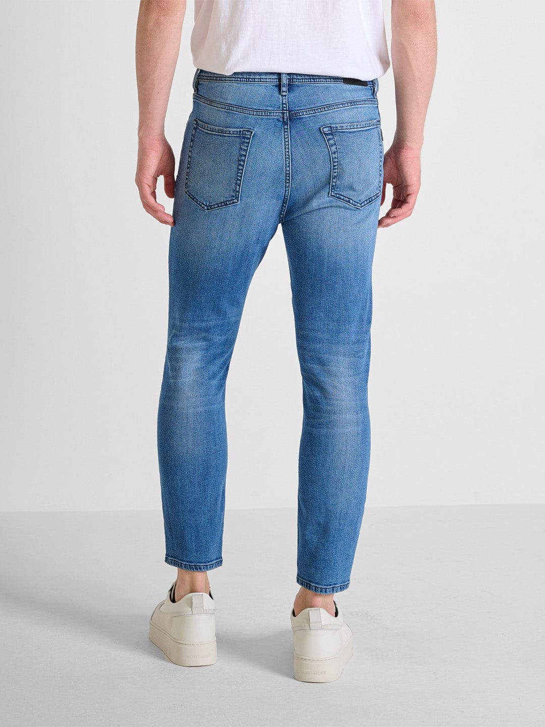 Antony Morato Men Blue Skinny Fit Washed Jeans - Image 2