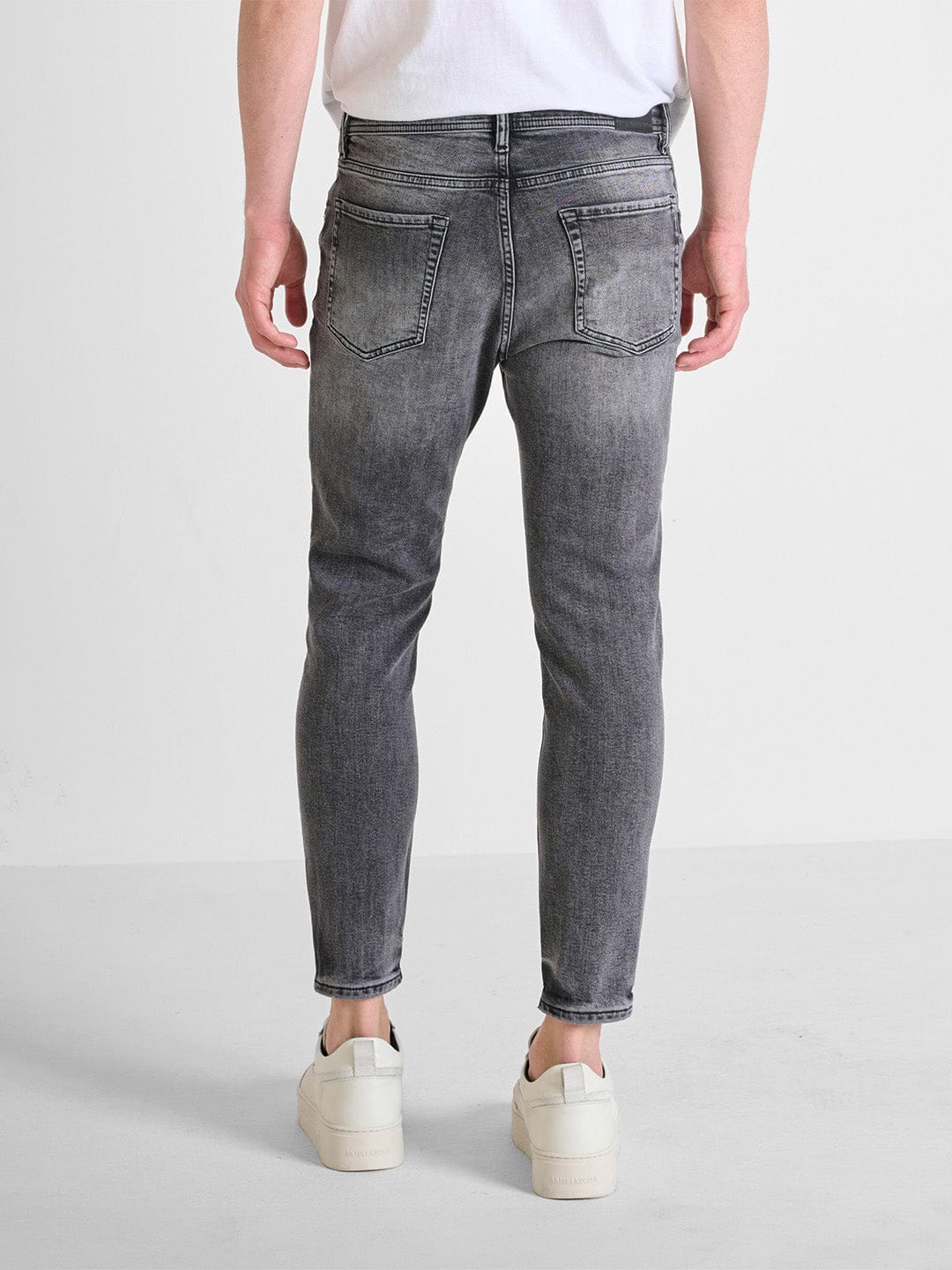 Antony Morato Men Black Skinny Fit Washed Jeans - Image 2