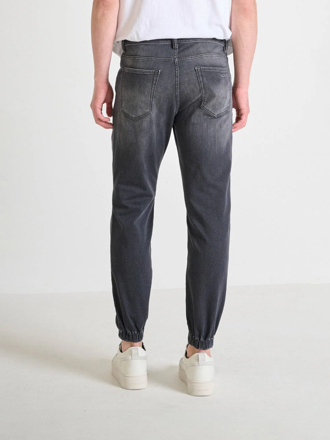 Antony Morato Mens Grey Mid Rise Skinny Fit Jeans - Image 2