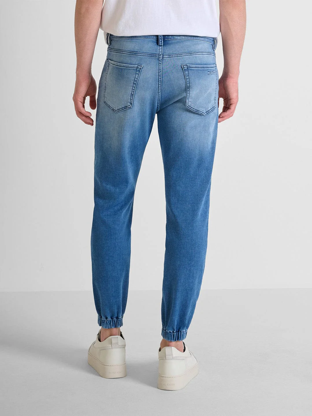 Antony Morato Men Blue Skinny Fit Washed Jeans - Image 4