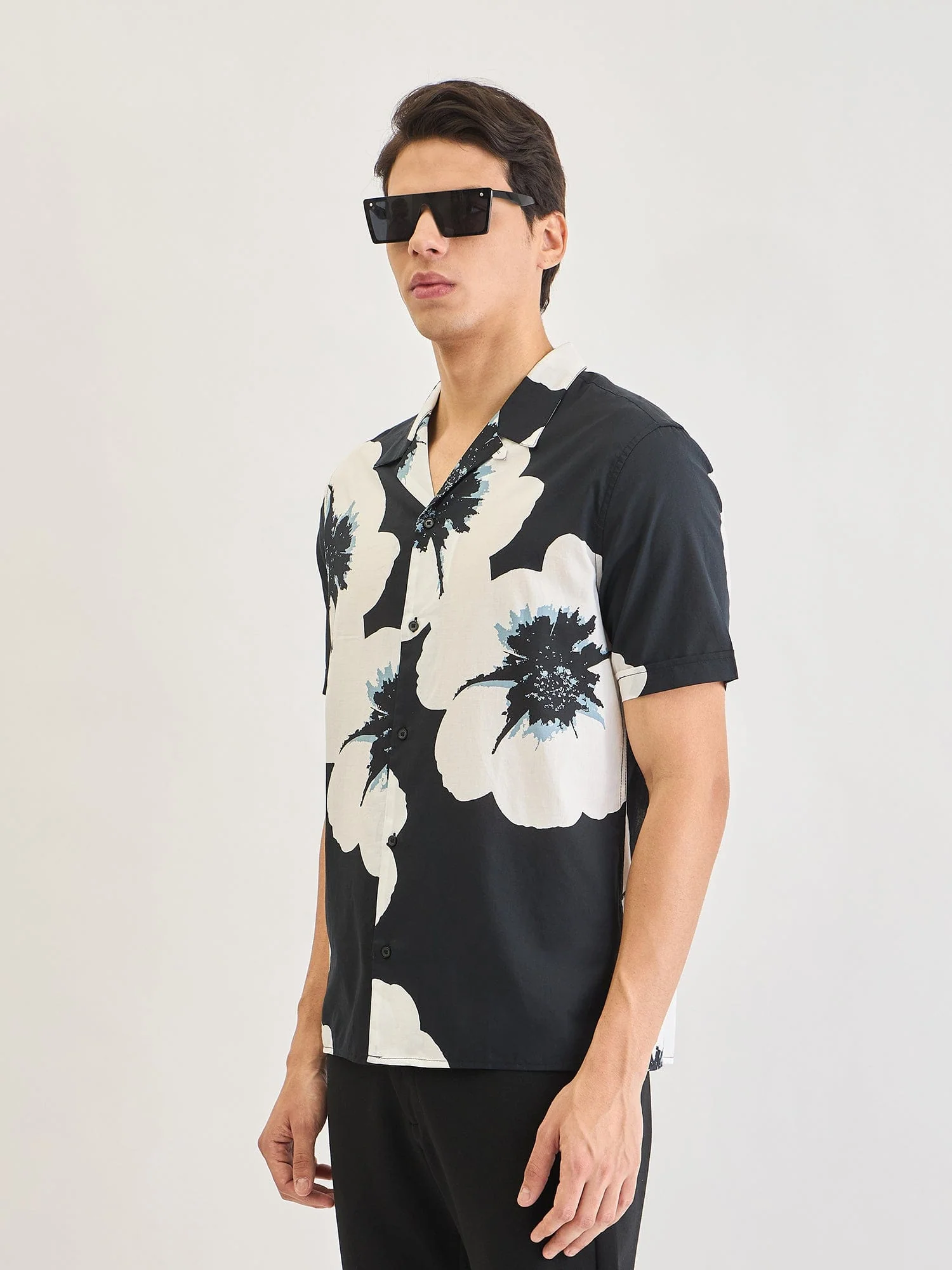 Antony Morato Men Black Printed Collar Shirt - Image 2