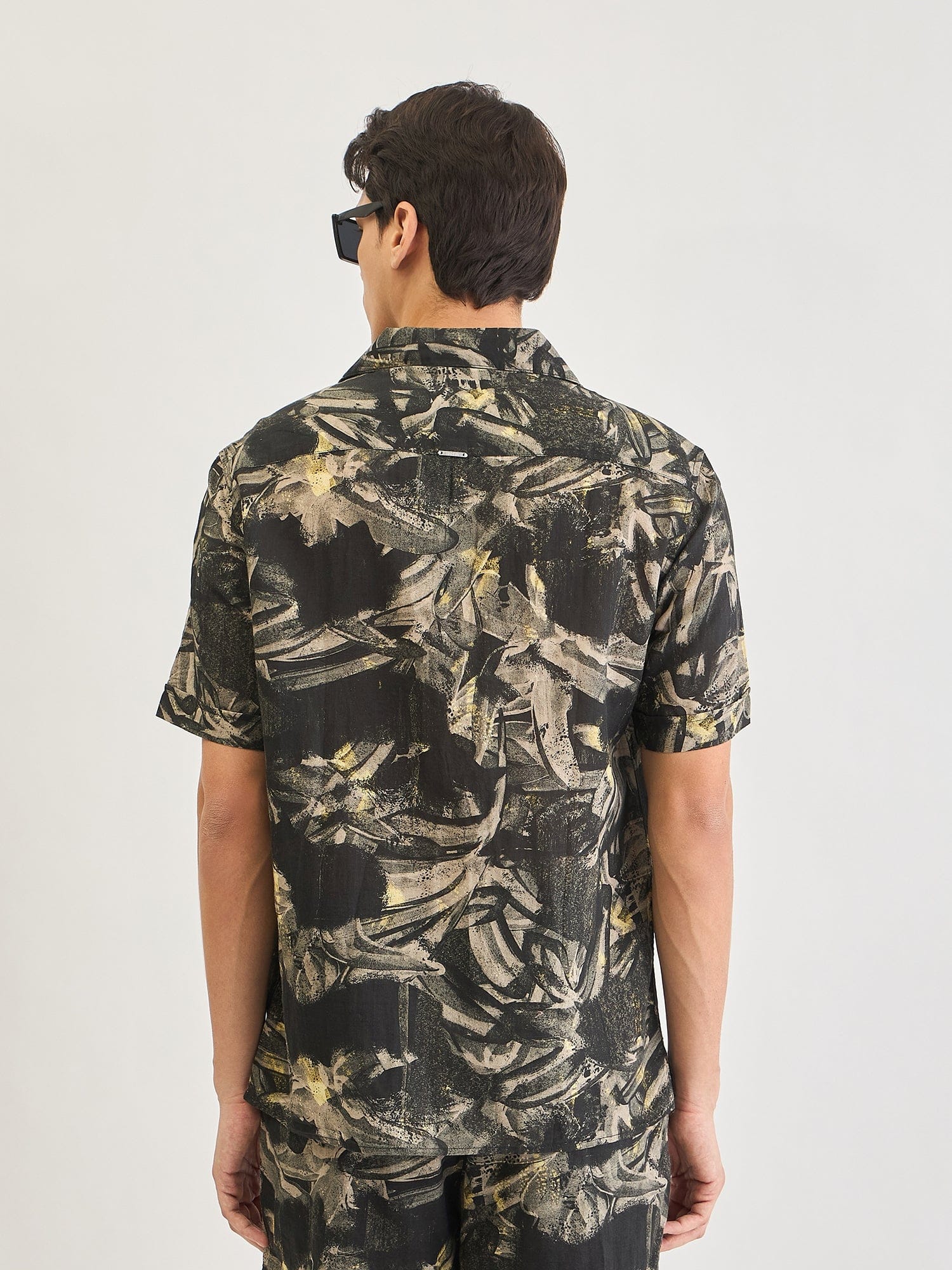 Antony Morato Men Black Printed Collar Shirt - Image 5