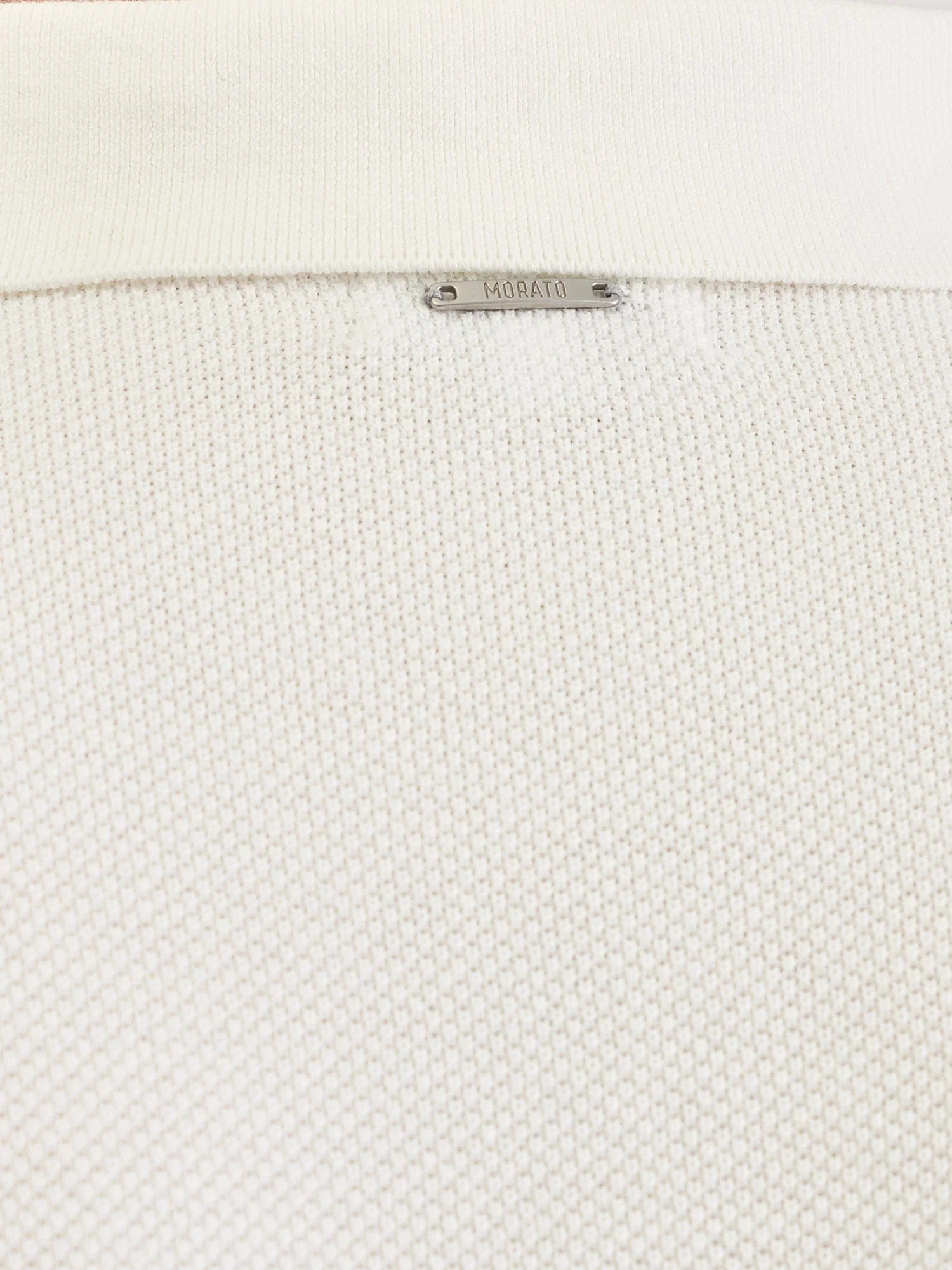 Antony Morato Men Cream Solid Polo Tshirt - Image 6