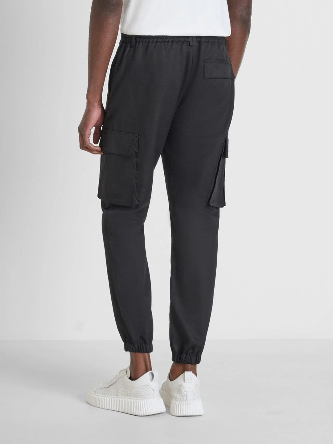 Antony Morato Men Black Slim Fit Solid Trouser - Image 2