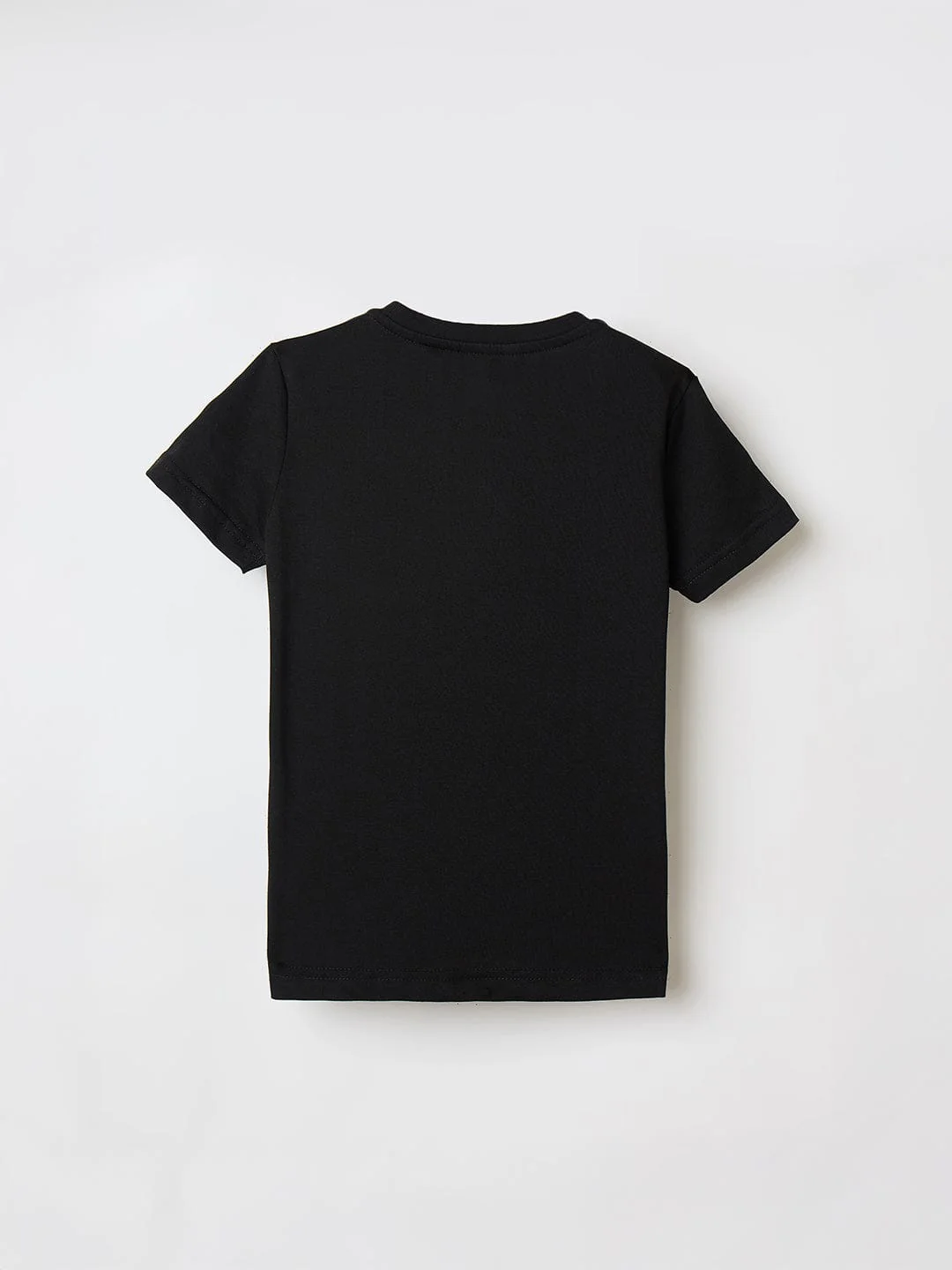 Antony Morato Boys Black Placement Print Crew Neck Tshirt - Image 2