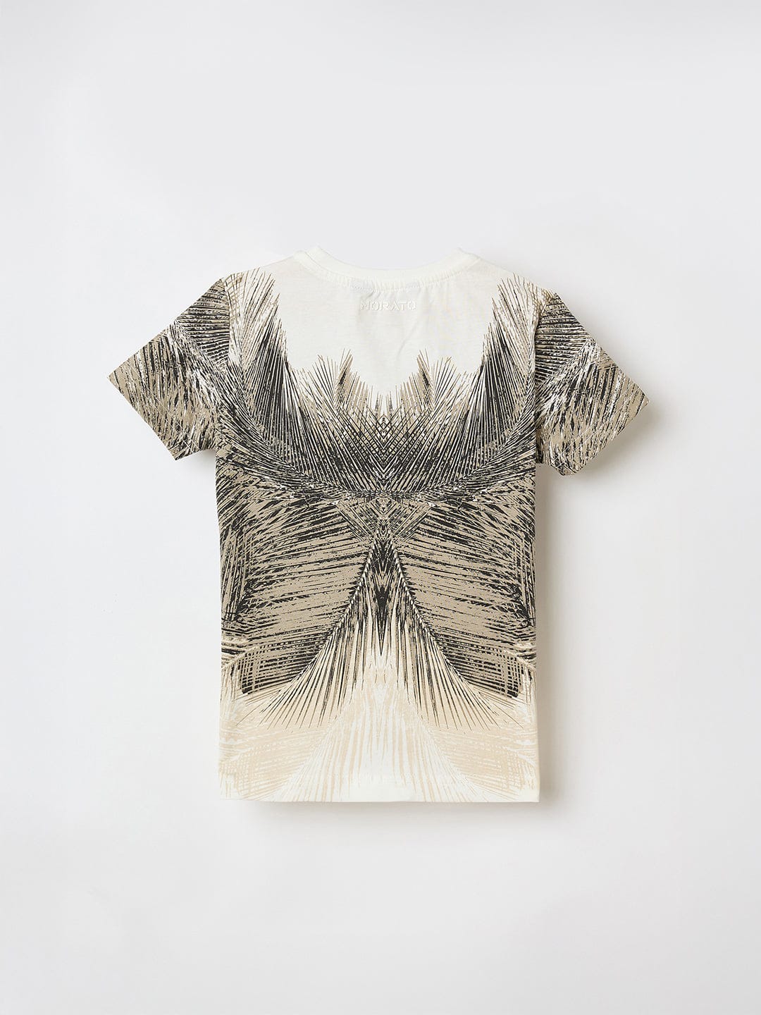Antony Morato Boys Cream Graphic Crew Neck Tshirt - Image 2
