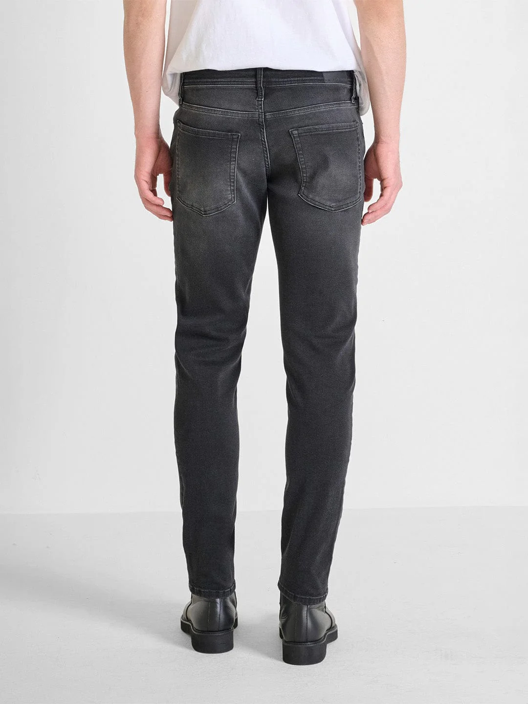 Antony Morato Men Black Tapered Fit Washed Jeans - Image 2