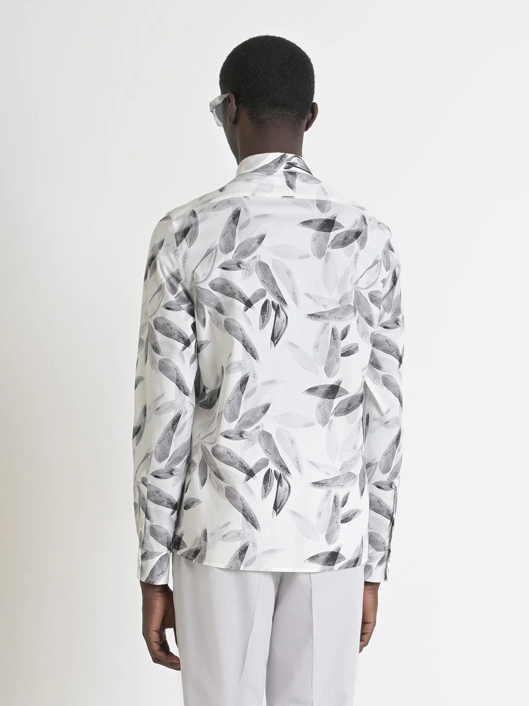 Antony Morato Men Cream Printed Collar Shirt - Image 2