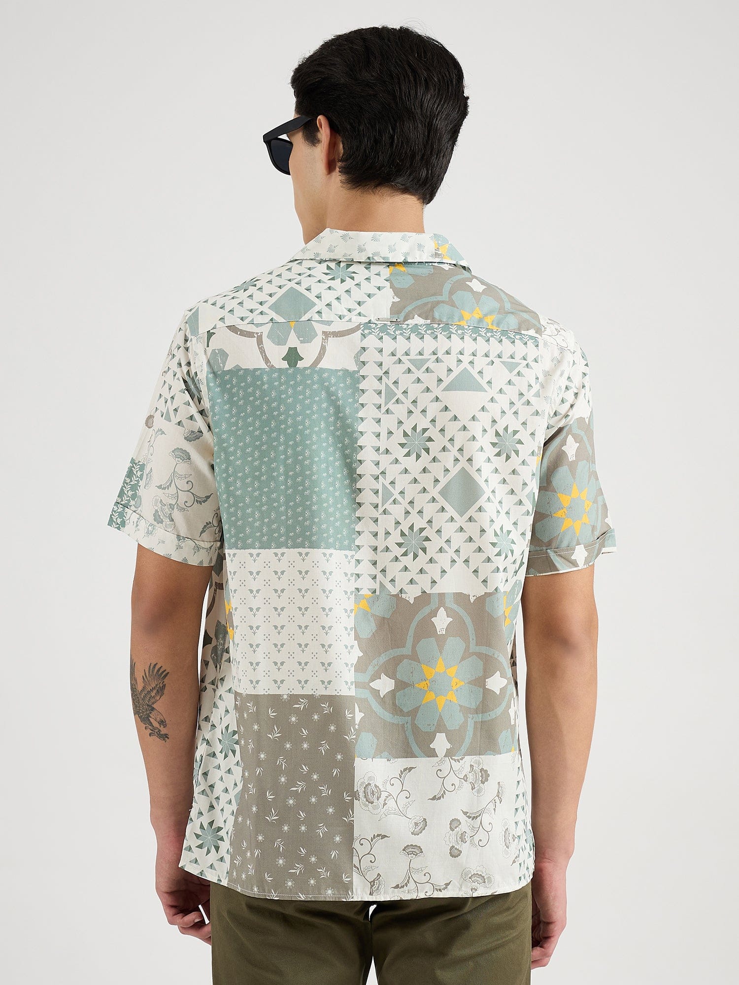 Antony Morato Men Multicolor Printed Collar Shirt - Image 4