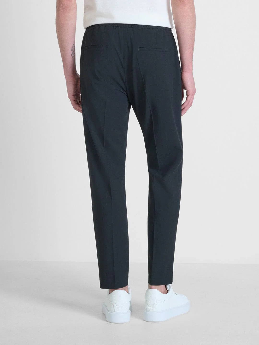Antony Morato Men Black Slim Fit Solid Trouser - Image 2