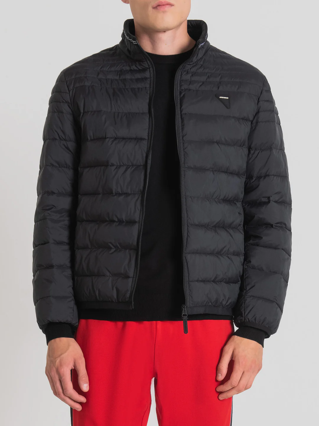 Antony Morato Men Solid High Neck Full Sleeves Jacket - Image 4
