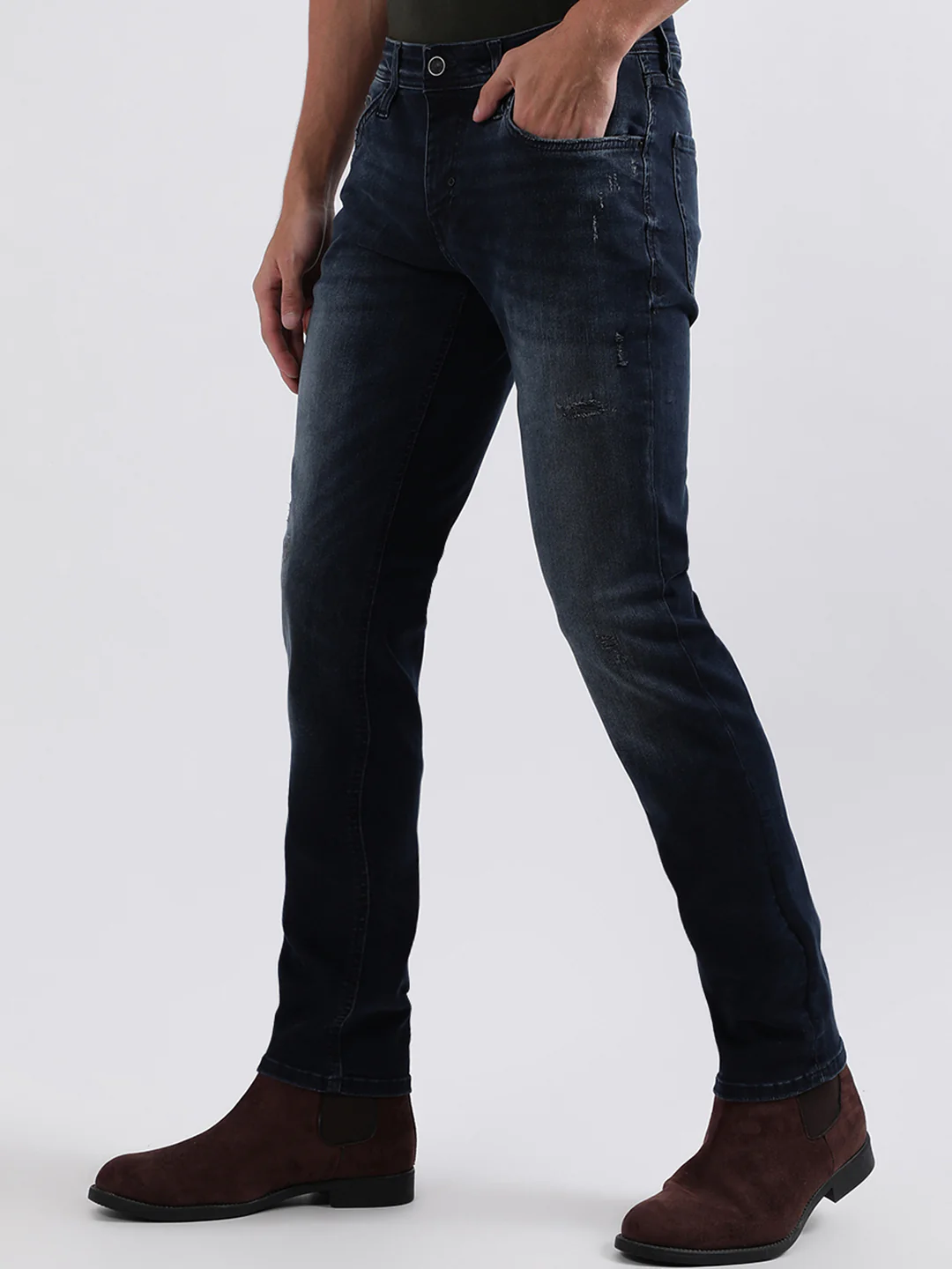 Antony Morato Men Solid Slim Fit Jeans - Image 2