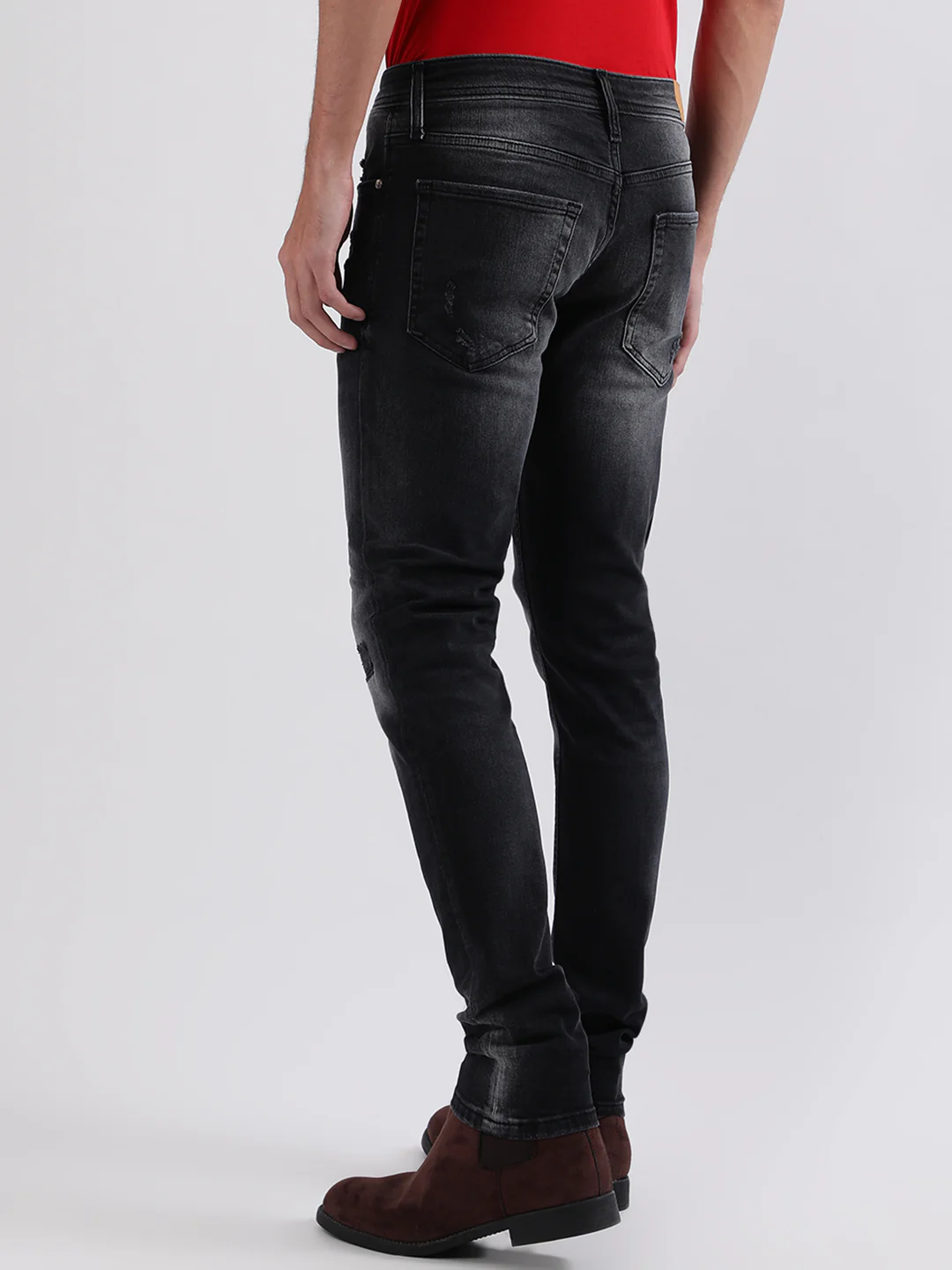 Antony Morato Men Solid Skinny Fit Jeans - Image 3