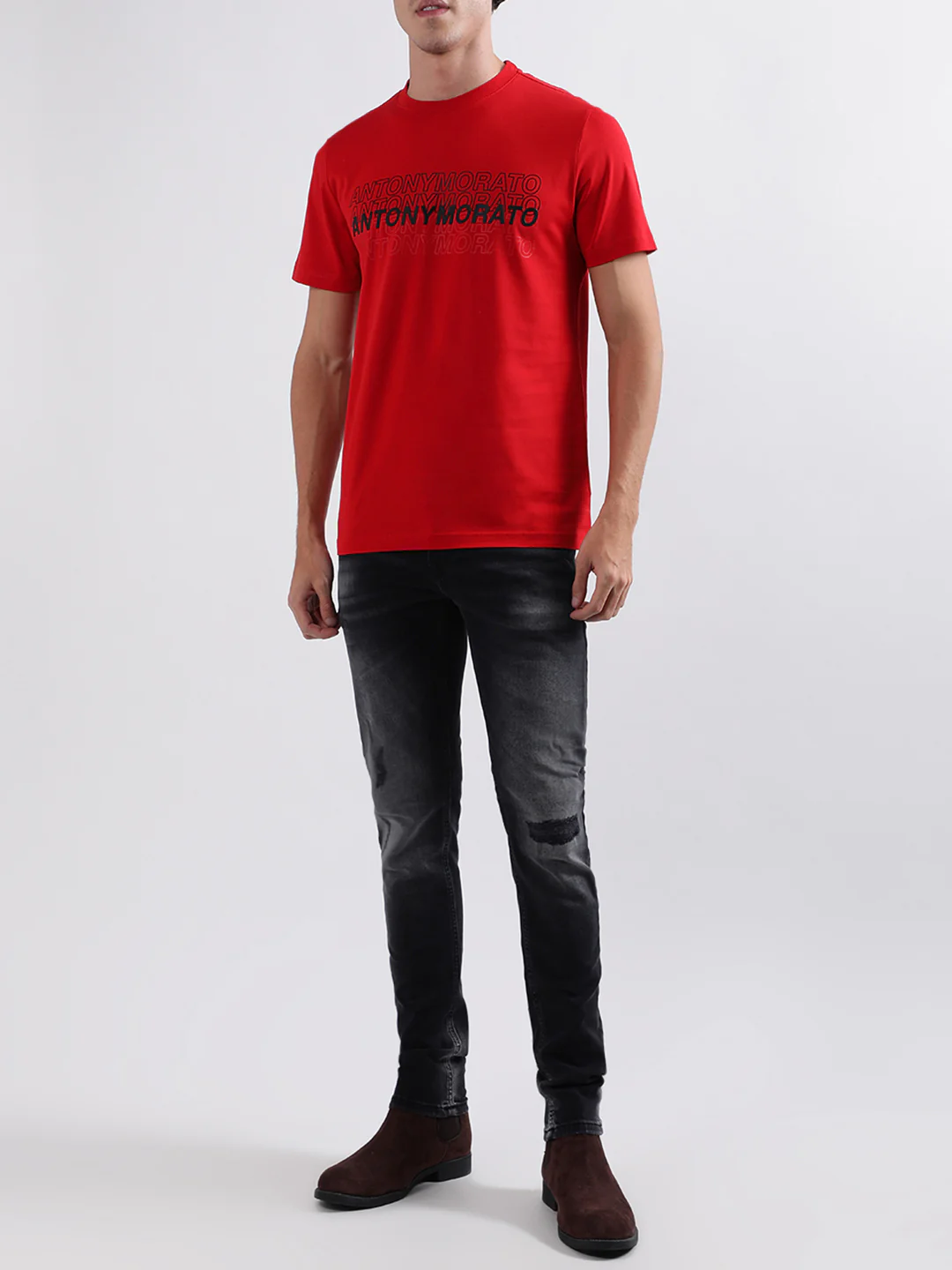 Antony Morato Men Solid Skinny Fit Jeans - Image 4
