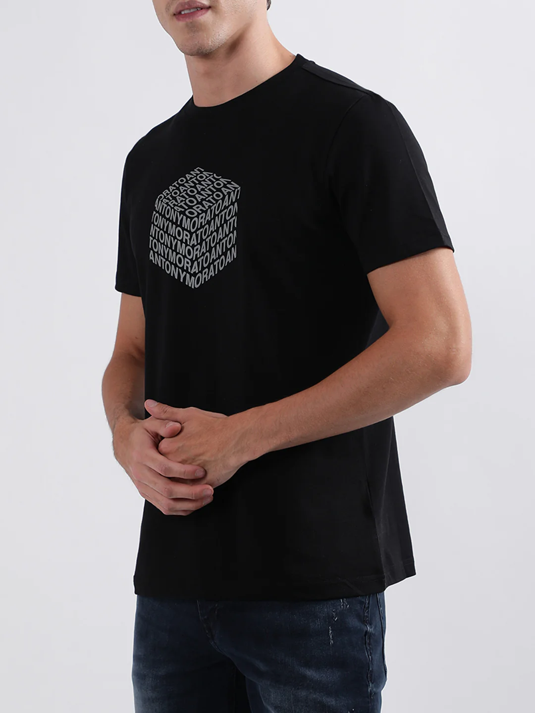 Antony Morato Black Regular Fit Tshirt - Image 2